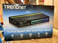 Switch TRENDnet TPE-1020WS 10 puertos Gigabit Web Smart PoE+ - NUEVO