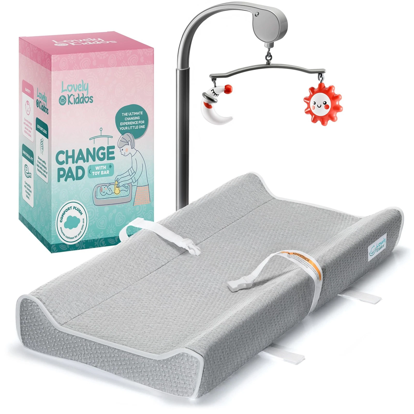 Changing Pad - Foam Contoured Baby Changing Pad for Dresser, Washable Soft R...
Opens in a new windo