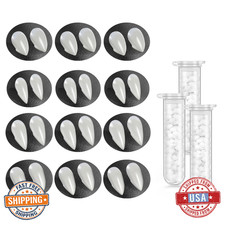 Tavery 12 Pairs Vampire Teeth Fangs Cosplay, 4 Sizes  3 Adhesives