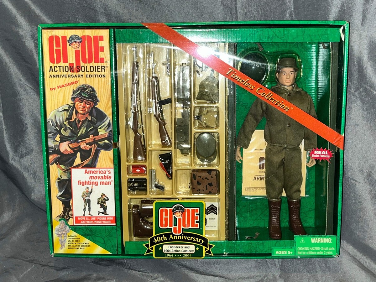 1/6 Scale Vintage Remake 40th GI Joe Action Soldier Footlocker