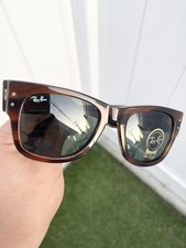 NWT Authentic Ray Ban Mega Wayfarer RB0840S 0840 Havana G15 Lens Size 51/21