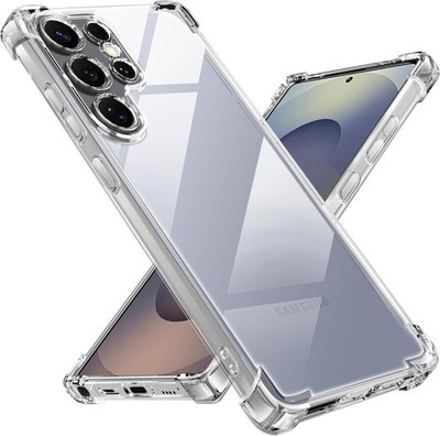 Clear Case, für Samsung S26 Ultra S25 FE Edge S24 S24 durchsichtige Silikon Handyhülle