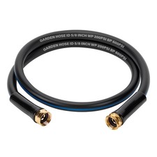 Garden Hose Leader 3ft 5/8 Inch Female to Female Heavy Duty Flexible Swivel