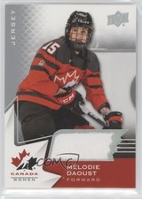 2020-21 Upper Deck Team Canada Juniors Women's WC Jerseys Melodie Daoust #63 d4e