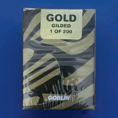 Extremely Rare - Gemini Playing Cards *Gold Goblin* Gilded 1 of 200