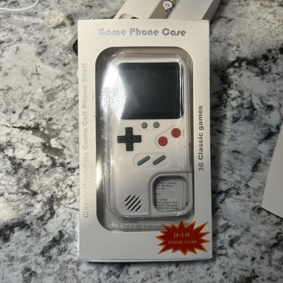 36 Classic Nostalgic Games. Cell Phone case model iphone X D-10 shellv White NIB