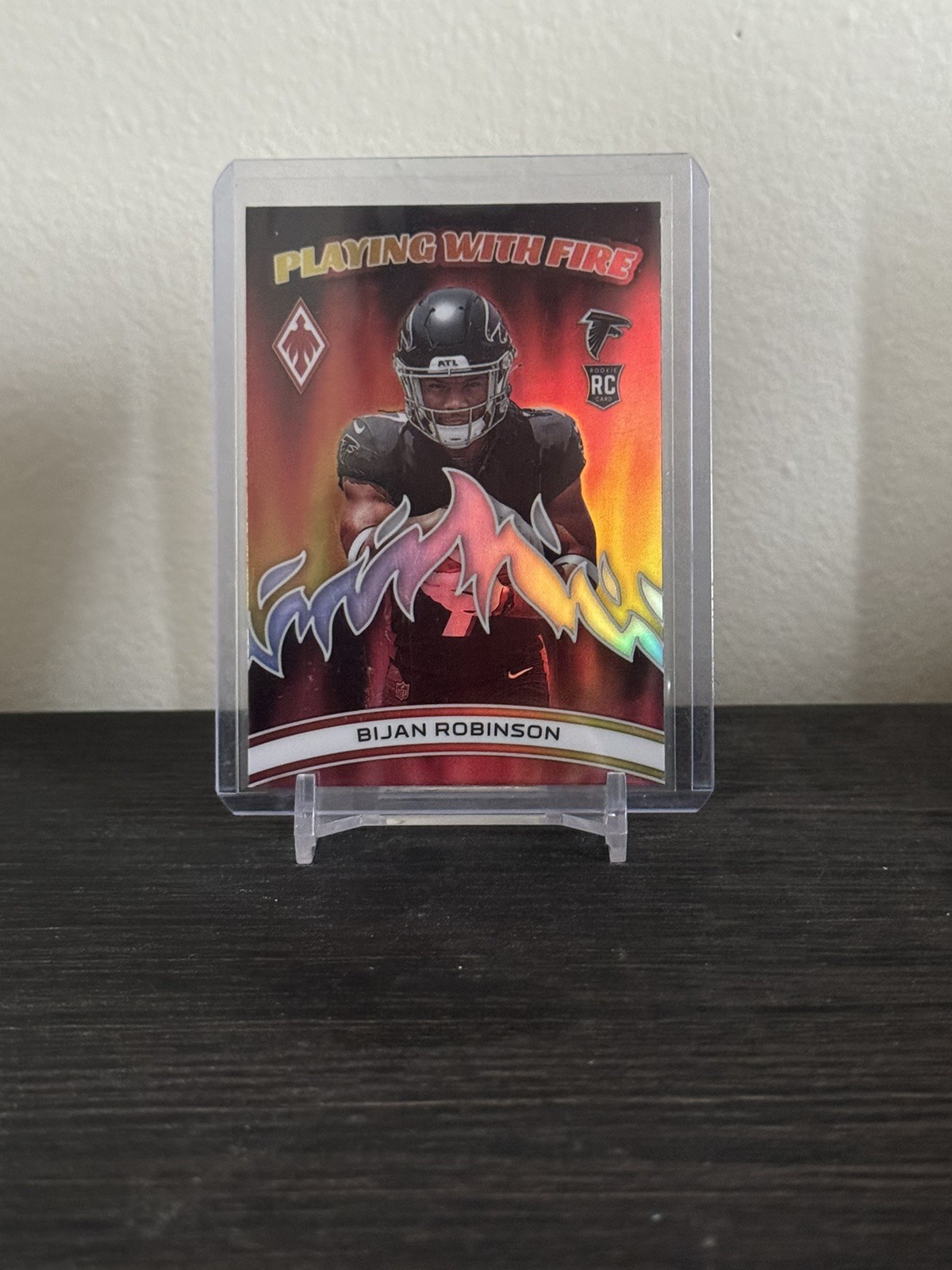 2023 Panini Phoenix Bijan Robinson Playing With Fire Silver #PWF-3