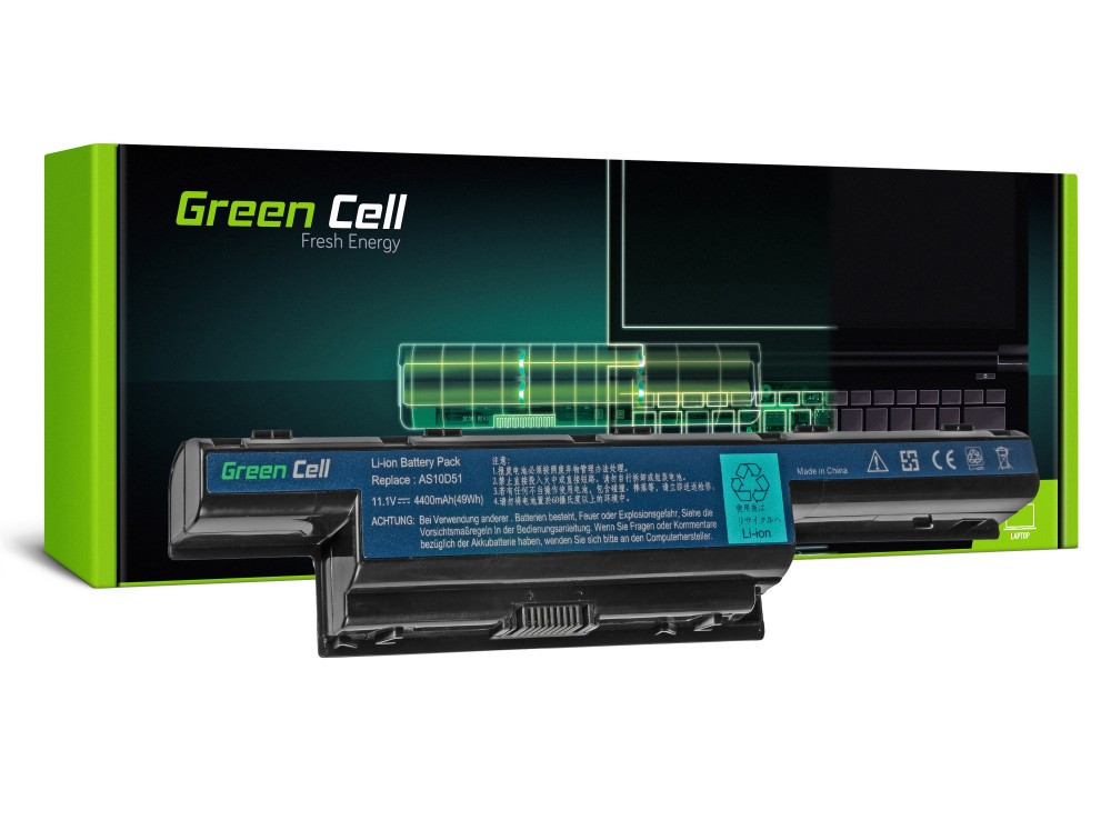 Batteria Green Cell 11,1V 4400mAh ACER TravelMate 4370 - Immagine 81