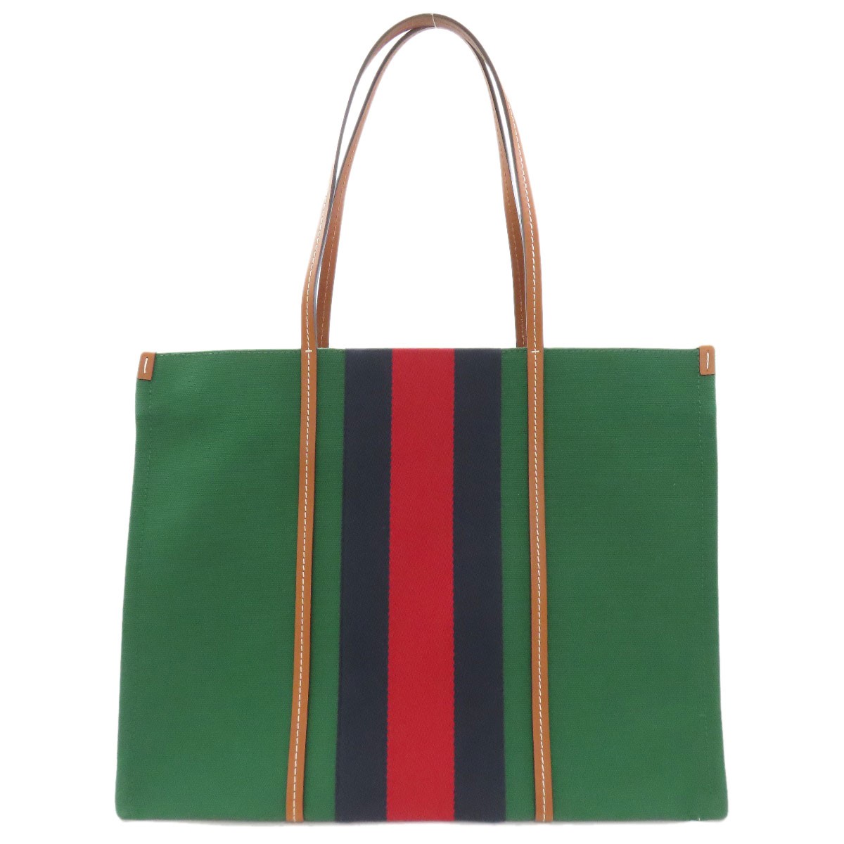 GUCCI 727701 Interlocking G 2WAY Tote Bag Canvas Leather Ladies [Used] image 2