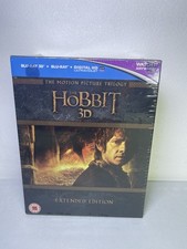 The Hobbit 3D Trilogy Extended Edition(Blu-ray 2D,Region Free,Magnet-Cover) NEW