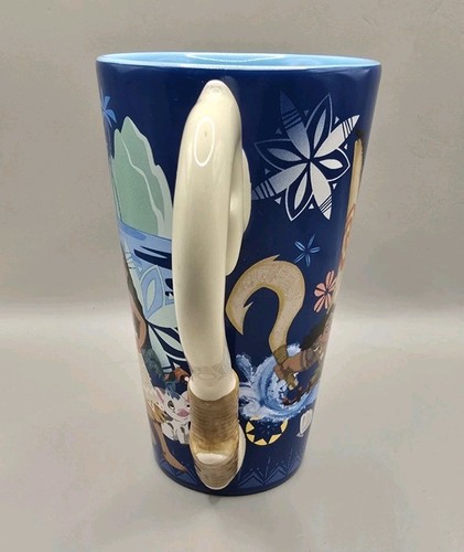 Moana 3D Mug Official Disney Store 6" Tall Maui Fish Hook Handle Coffee Cup - Picture 4 of 5