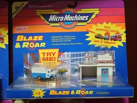 Micro Machines Micromachines Micro Machine Blaze & Roar galoob 90s Rare 