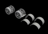 Eduard Accessories 648983 - 1:48 Beaufort Mk.I Engines Print Icm - Neu