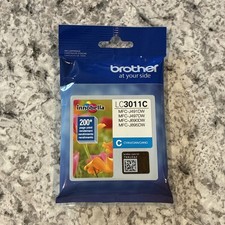 GENUINE Brother LC3011 Cyan Ink Cartridge for MFC-J491DW Exp 02/24