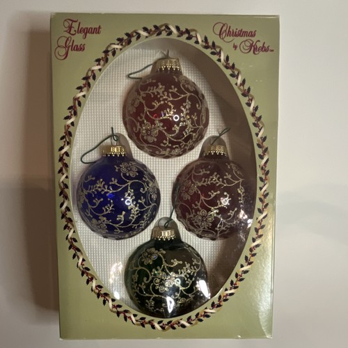 Christmas by Krebs Glass Bauble Ornament Hanging Decoration for Christmas - Picture 1 of 4