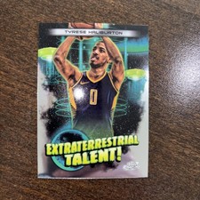 2023 Topps Cosmic Chrome Tyrese Haliburton Extraterrestrial Talent #ET-9 Pacers