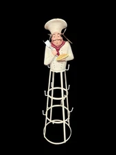 Italian Chef Theme Mug  Coffee Cup Tree Stand Rack ~ 26”