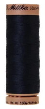 Dark Blue 0827 | Silk-Finish Cotton 40wt - #9136 (150M / 164Y Spool) | Mettler