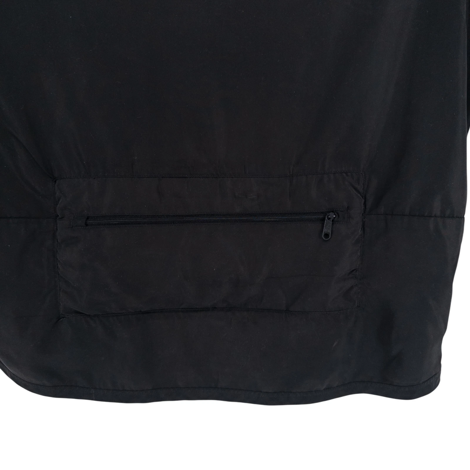Bearded Goat Men's Med Full Zip Packable Windbreaker Black Outdoor Hiking Jacket - product detail image 4