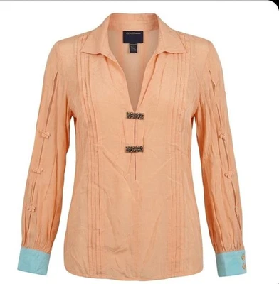 Women Roberto Cavalli Blouse Peach IT 42 - Bild 1 von 4