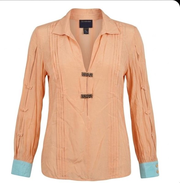 Women Roberto Cavalli Blouse Peach IT 42