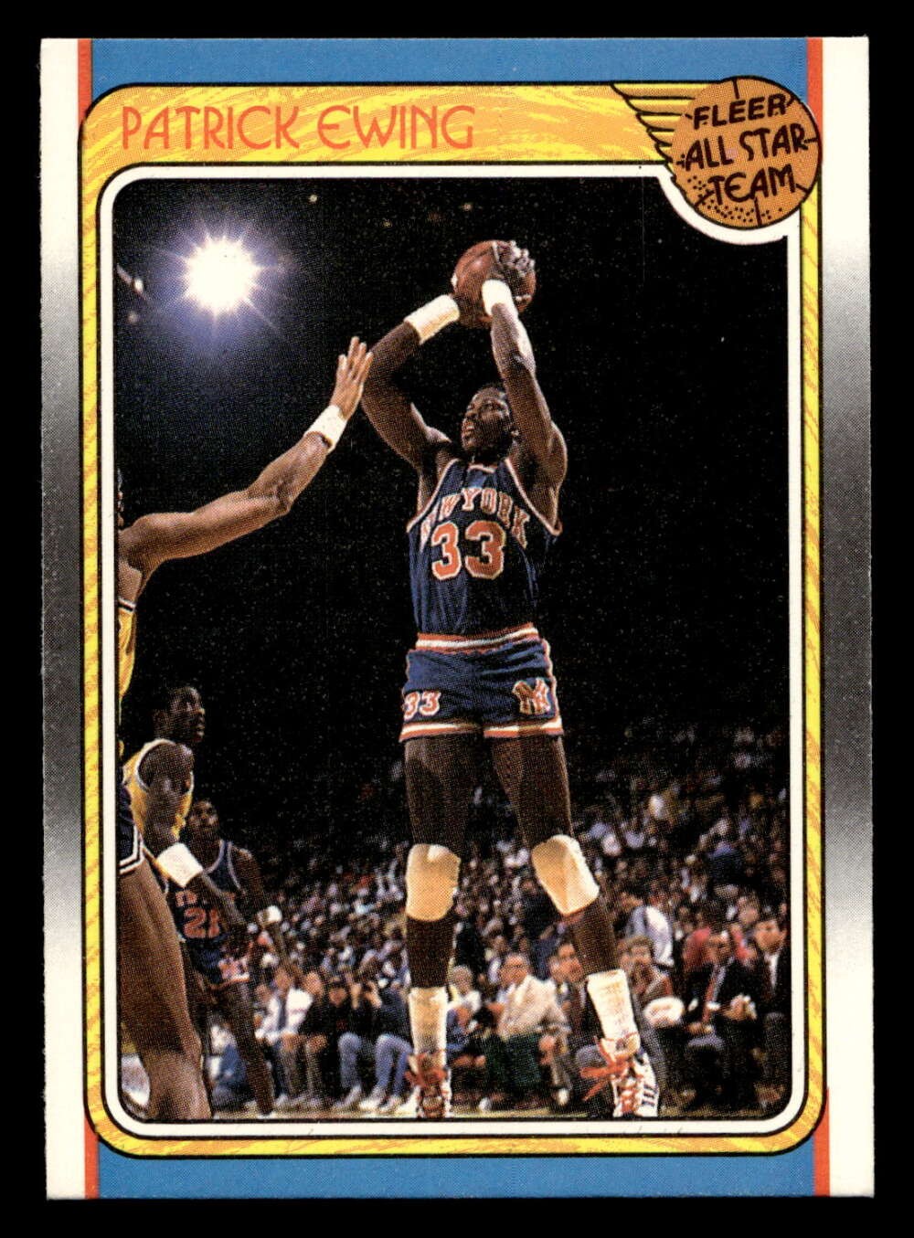 1988-89 Fleer #130 Patrick Ewing AS Near Mint+ Knicks AS Basketball