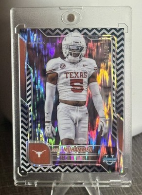 2025 Bowman Chrome Malik Muhammad  B/W Stealth Bookend 01/48   Chicago Bears