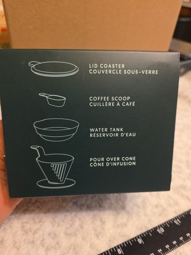 Starbucks Black Pour Over Set Imbuto Caffè Macchina da Caffè Manuale - Foto 3 di 6