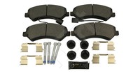 Vorderachse Hart 252 927 Bremsbelagsatz, Scheibenbremse FüR CitroËN,Fiat,Opel,Pe