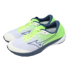 Mizuno Wave Duel 4 White Blue Yellow Men Road Running Jogging Shoes U1GD2550-21