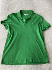 Men's Lacoste Regular Fit Soft Touch Short Sleeve Polo, Green US Size Small