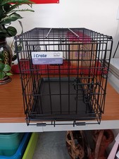 NEW Midwest 1518 iCrate Folding Dog Crate Black - For Toy Sized Dogs