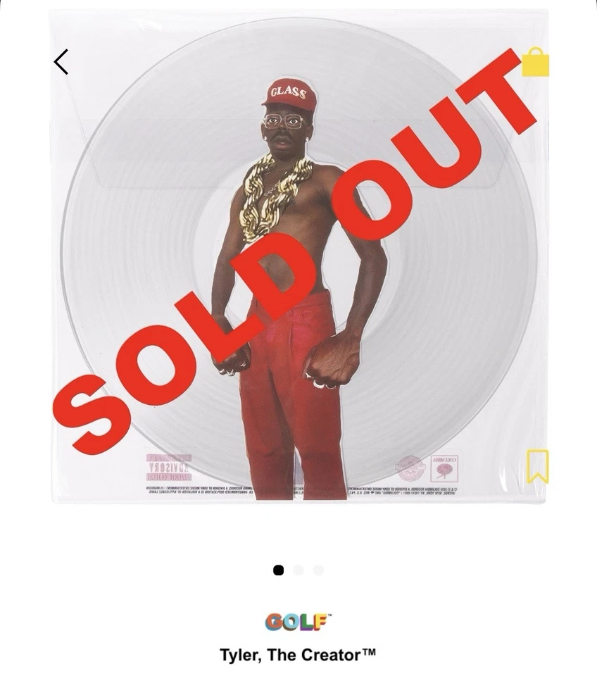 ✅LAST ONE✅ DON'T TAP THE GLASS - TEST PRESS VERSION 1 by TYLER, THE CREATOR Foto 3 de 3