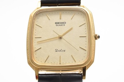 Vintage Seiko Dolce 9531-5000 Quartz Men's Watch Japan Made Gold