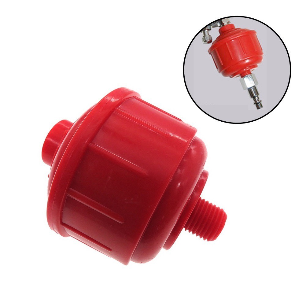 Hot Sale Airline Filter Tool Red 1pcs 58*68mm 70psi Oil And Water Trap