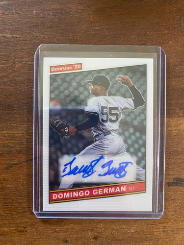 2020 Panini Donruss Domingo German Auto New York