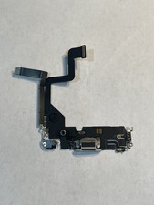 OEM Original Charging Port Audio Flex Cable Replacement For iPhone 14 Pro Silver