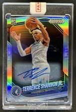 2024-25 Panini Prizm Black Terrence Shannon Jr. Auto RC Silver Prizm Rookie #37