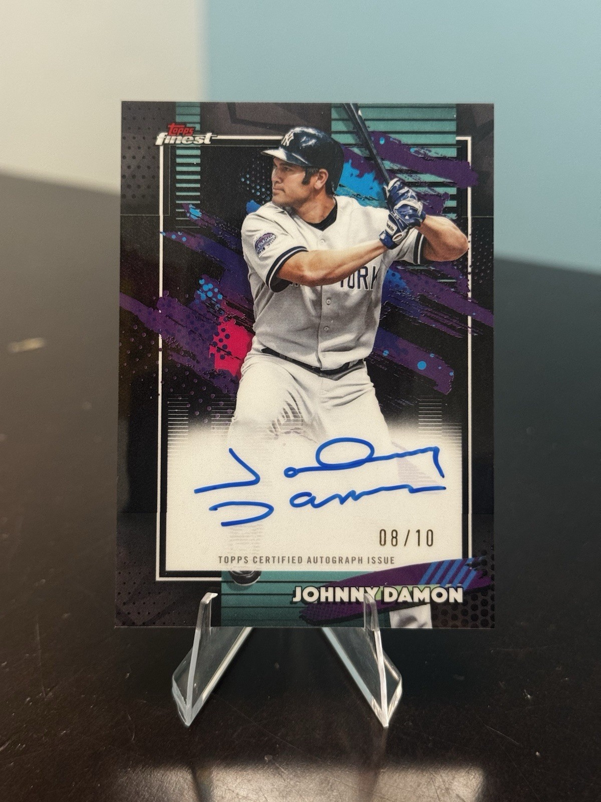 Topps 2026 Topps Finest Johnny Damon Auto FA-JDA  Black /10