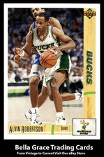 1991-92 Upper Deck Alvin Robertson #244 Milwaukee Bucks NBA Basketball