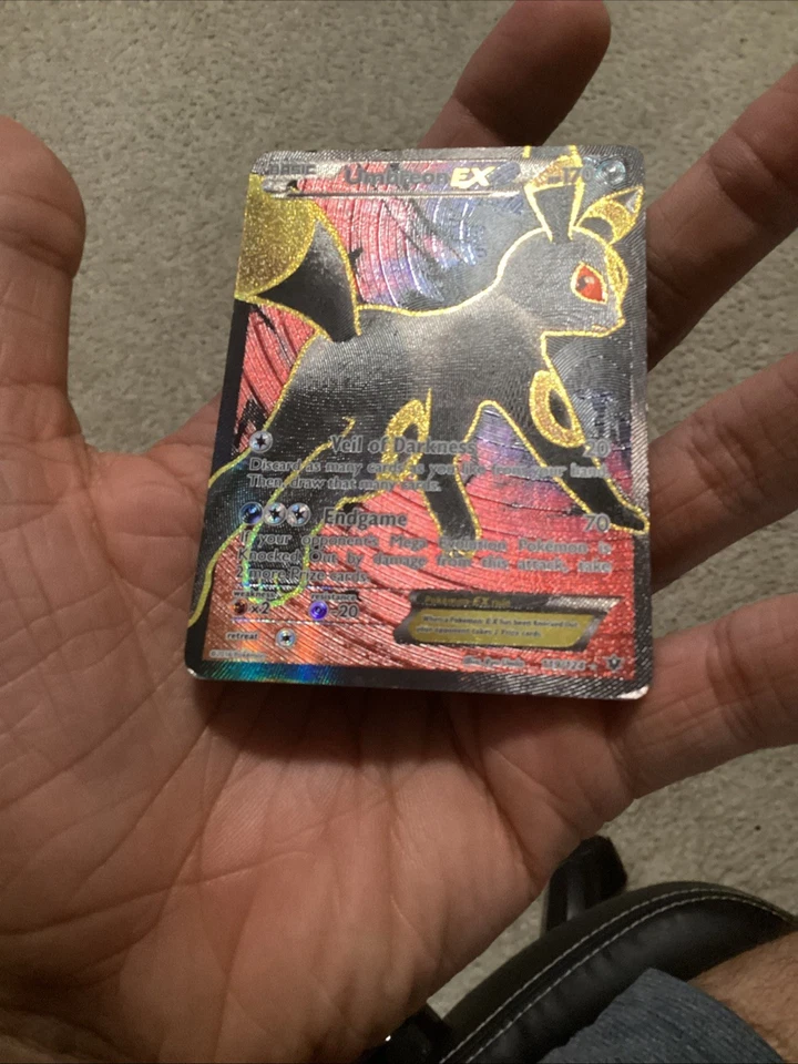 Tarjeta Pokémon Umbreon EX (Arte Completo) 119/124 Ultra Rara XY - Fates Collide MP Foto 3 de 4