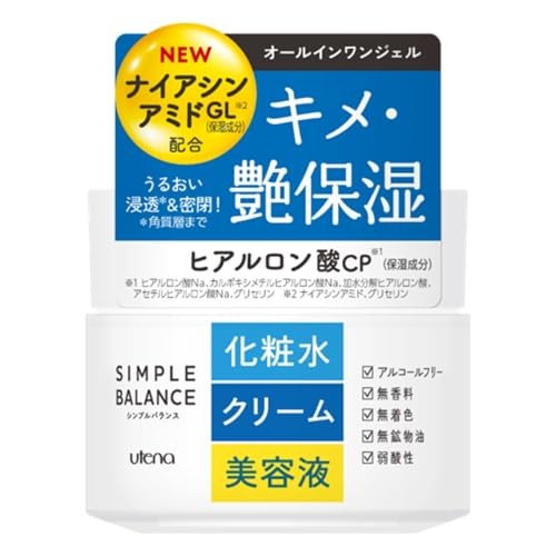 Made in JAPAN Utena Simple balance moisture gel cream 100g