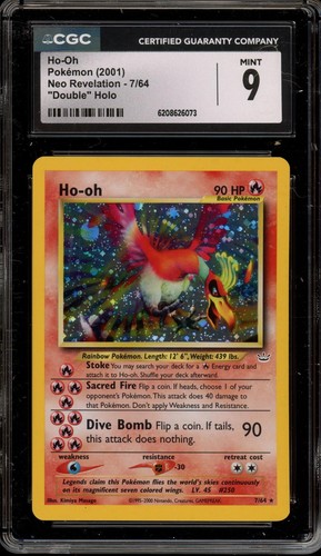 Ho-oh (Unlimited) graded CGC 9 for sale on eBay