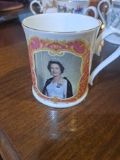 Aynsley 40th Anniversary Queen Elizabeth Accession Commemorative Mug, 1992