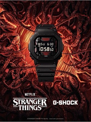 CASIO G-SHOCK DW-5600STT-1 Stranger Things Collab Netflix 2025 Limited IN HAND