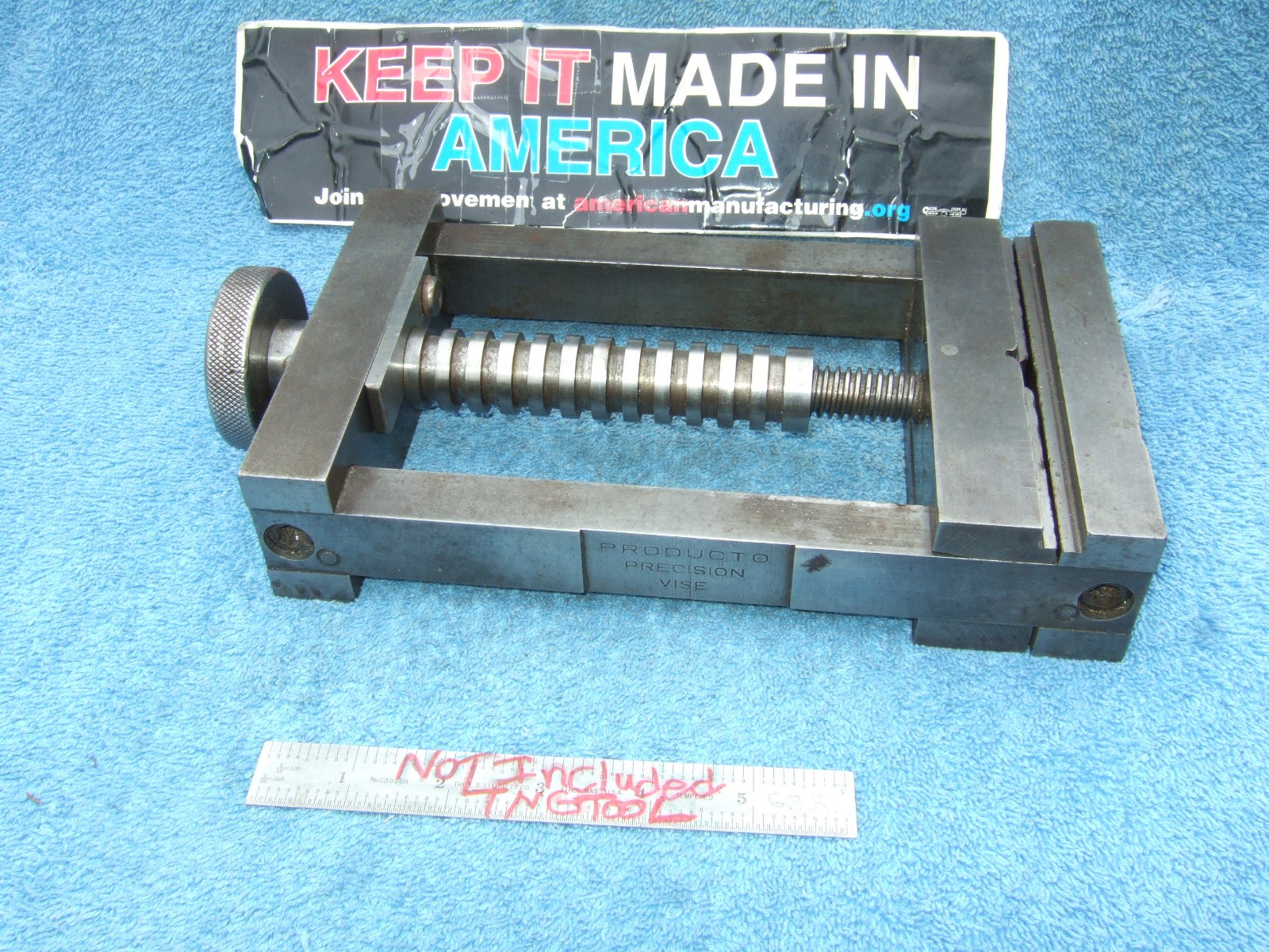MOORE TOOL Co. Style Producto Machine Vise for a Moore Tools Jig Grinder