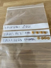 Kawasaki Z650 carburettor needle washers and rings  , See below