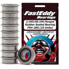 1/4X5/8X.196 Flanged Rubber Sealed Bearing FR4-2RS 10 Units