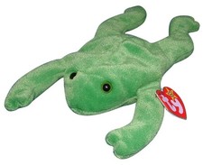 Ty Beanie Babies Legs the Frog - New with Tags