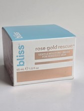 Bliss Rose Gold Rescue Gentle Moisture Cream Hydrates 50ml